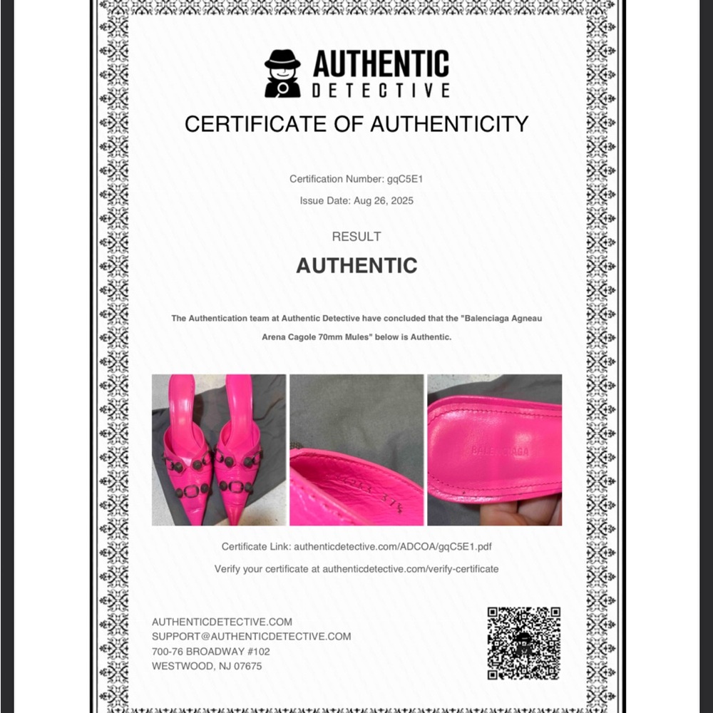 Balenciaga heels, Authentic with COA - Picture 2 of 8